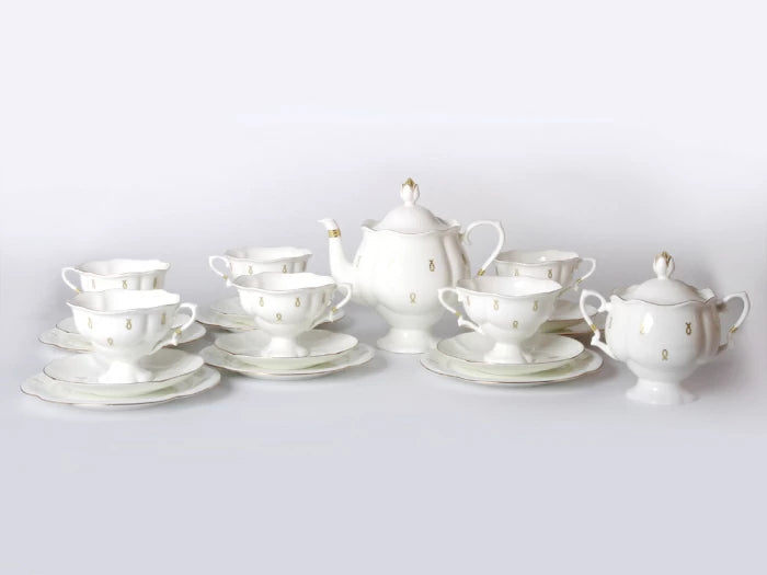 Çay servisi Natasha çizim döngüleri, 6 kişi, 20 ürün sanat