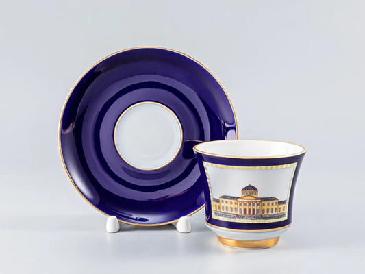Çay Fincanı ve Tabağı 220 ml Ziyafet Desenli St. Petersburg Klasikleri %52 No3