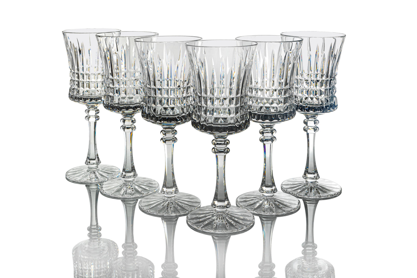 6 adet “İsveçli” şarap kadehi seti