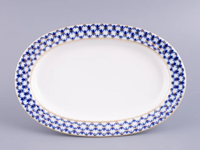 Tabak Oval servis tabağı 350 mm Gençlik Cobalt Net
