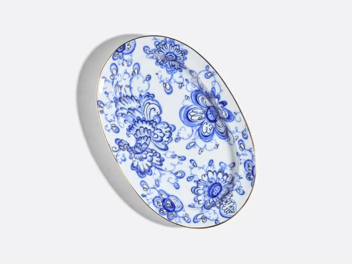Oval Tabak 25 cm Şarkı Söyleyen Bahçe