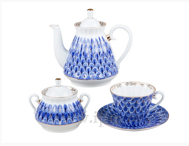 Çay Seti Unutma Beni 6/20 Cobalt