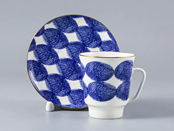 Bardak ve tabak 165 ml şekilli Mayıs deseni Rahatlık