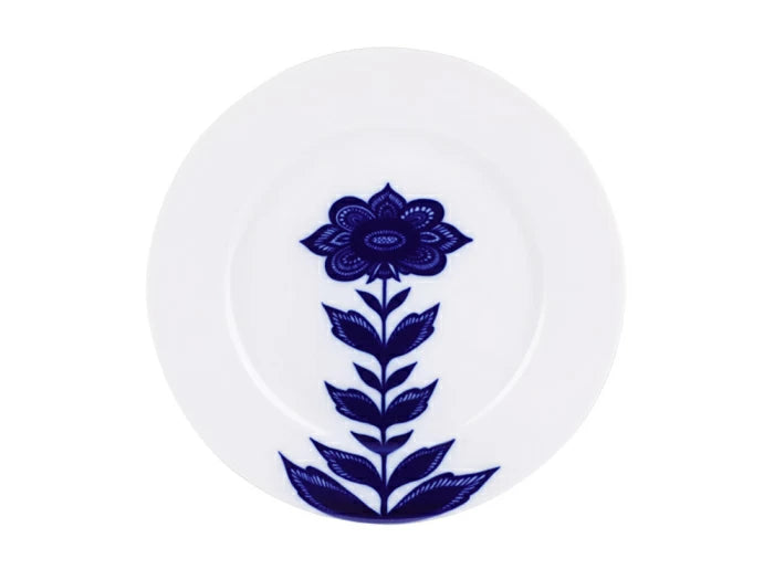 Küçük plaka 215 mm Avrupa şekli - 2 çizim Fleur