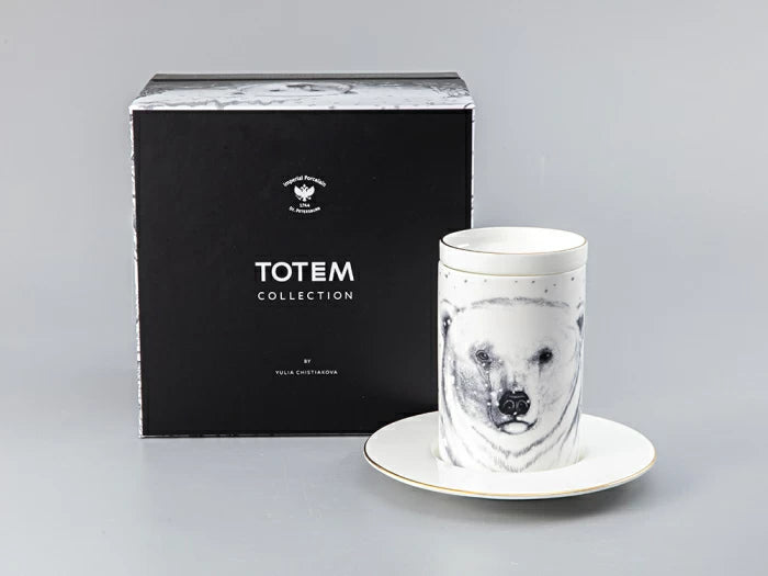 Hediye Seti Kupa ve Tabak Ayı Sanatı