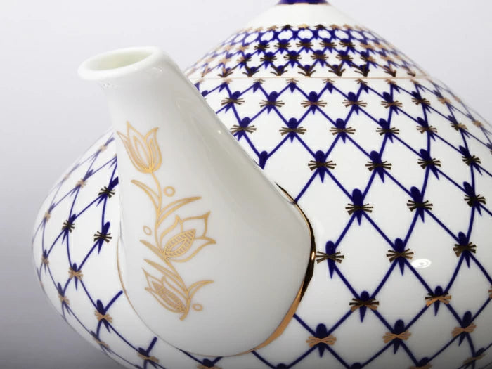 Çay Takımı Kubbeli Kobalt Net 6/14