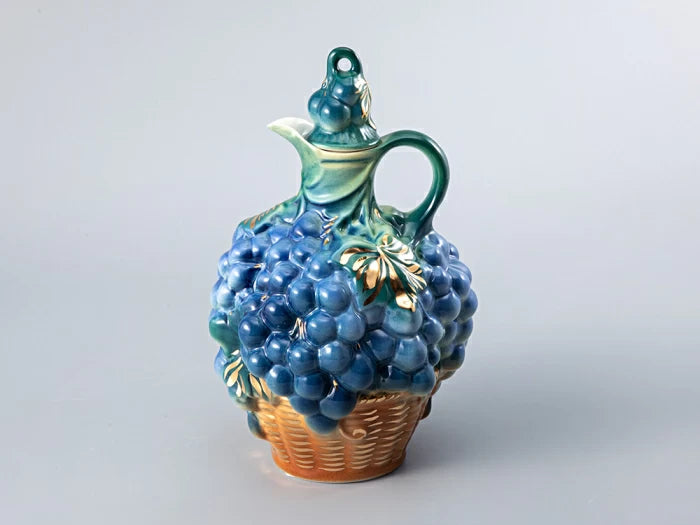 Sürahi Sepet İçinde Üzüm (mavi) 1160 ml