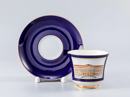 Çay Fincanı ve Tabağı 220 ml Ziyafet Desenli St. Petersburg Klasikleri %52 No4