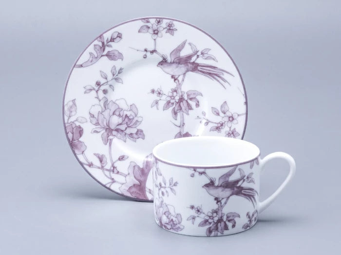 Fincan ve tabak, Solo şekil, Monplaisir Violet