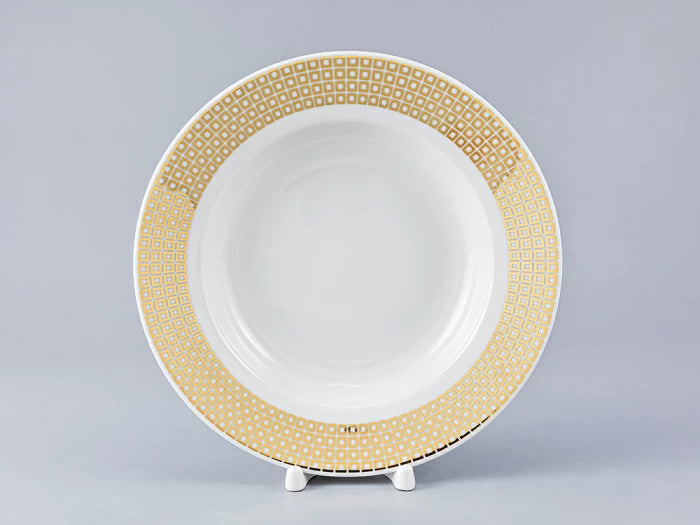 Çukur Tabak 22 cm Ayna Kareleri