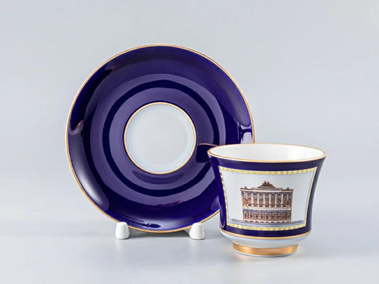 Çay Fincanı ve Tabağı 220 ml Ziyafet Desenli St. Petersburg Klasikleri %52 No6