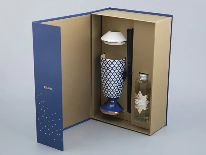 Hediye Seti Aroma Difüzörü Indigo 1 koku Tatlı Tütün