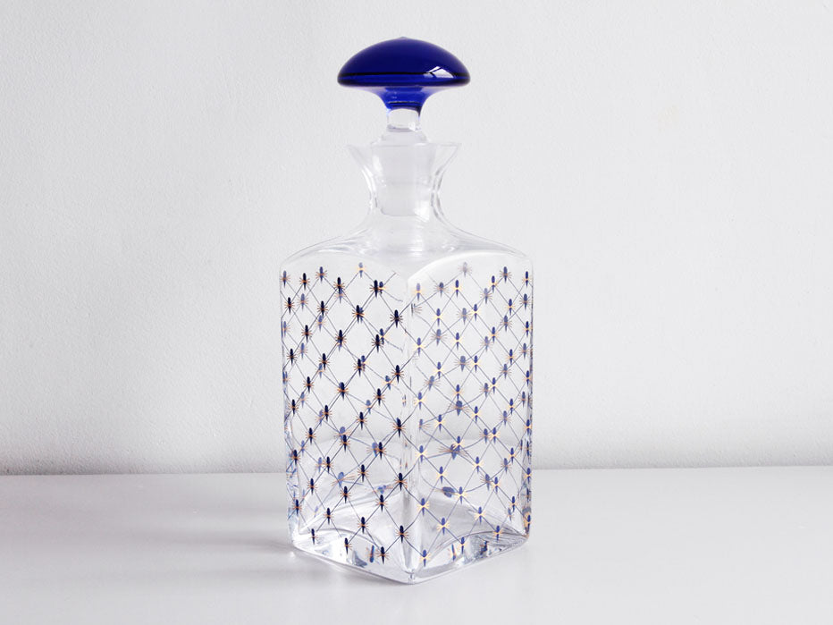 1000 ml Mavi Kapaklı Cobalt Karaf - Sürahi