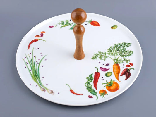 Servis Tabağı 30 cm Annemin Köy evi