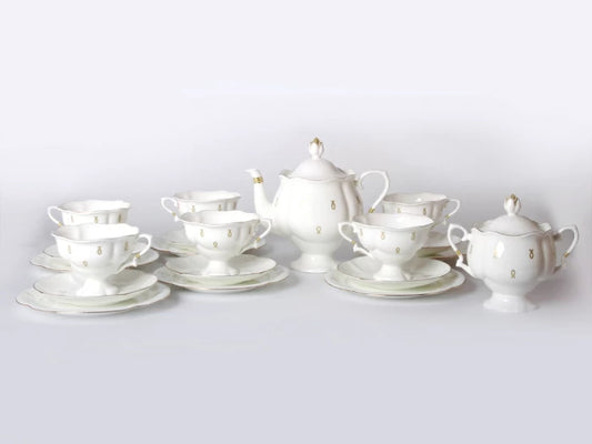 Çay servisi Natasha çizim döngüleri, 6 kişi, 20 ürün sanat