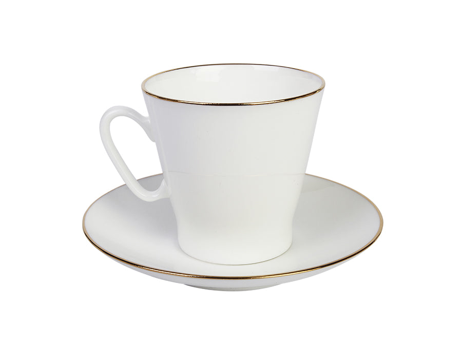Fincan + Tabak – Black Coffee Golden Edging 14