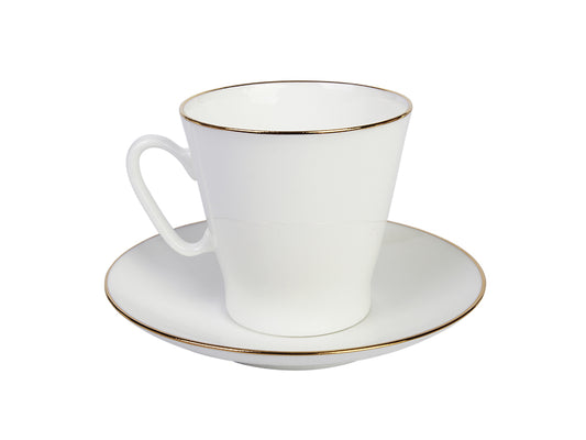 Fincan + Tabak – Black Coffee Golden Edging 14