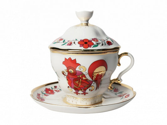 Kapaklı Çay Fincanı ve Tabağı Hediyelik-2 Hatıra 1/3