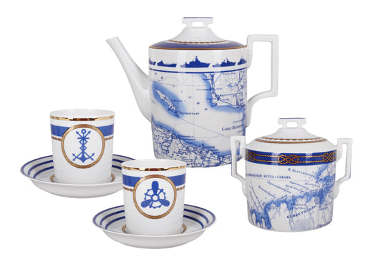 Çay Seti - Heraldic Cabin company (metallik) 6/14