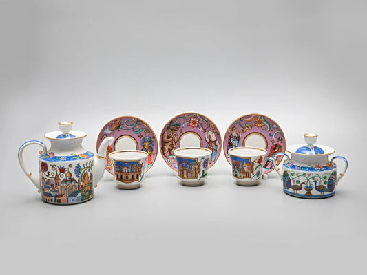 Çay servisi, Ziyafet, Chudograd, 6 kişi, 14 ürün