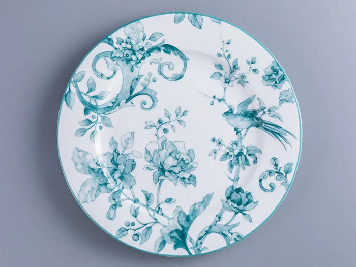 Küçük Tabak 215 mm. Avrupa Çizim Monplaisir Yeşi