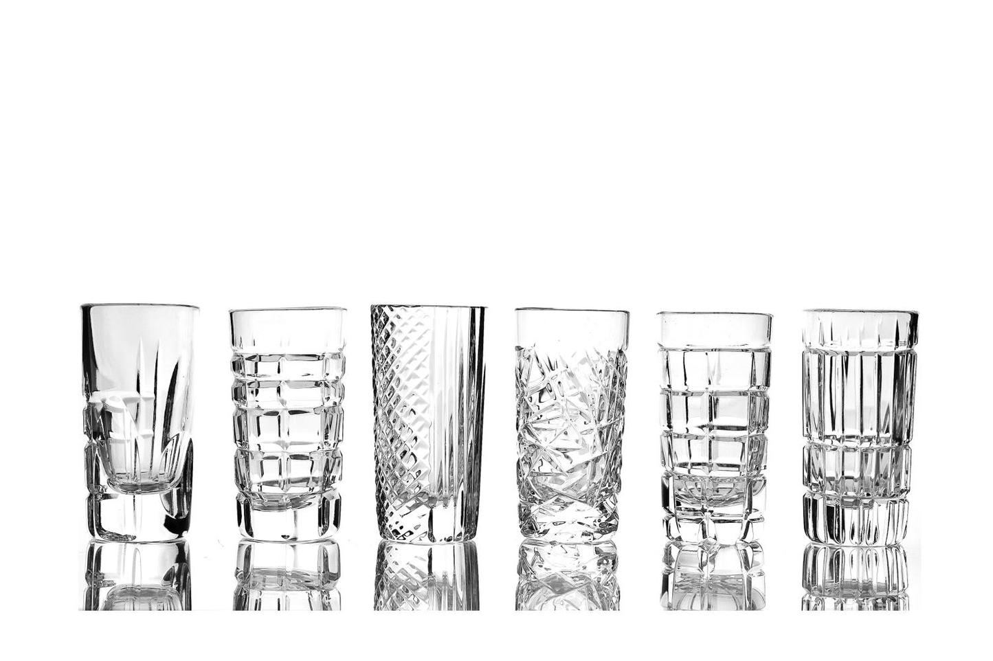 6 adet bardak seti “Parmak” çeşitli desenler