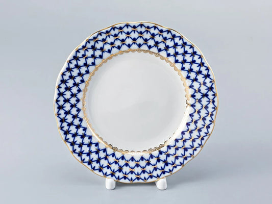 Pasta tabağı 20 cm dalga kenar Lale Cobalt net