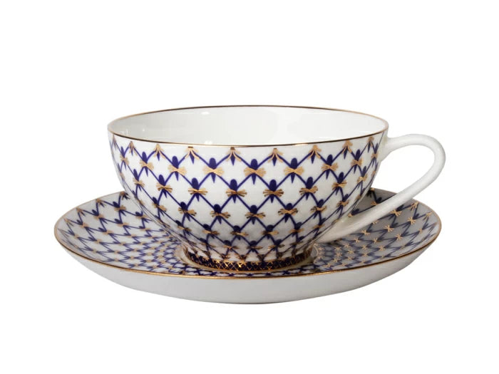 Çay Takımı Kubbeli Kobalt Net 6/14