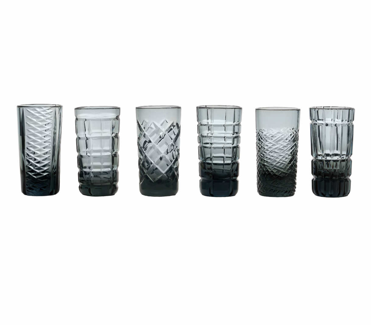 6 bardak seti “Parmak” çeşitli desenlerde