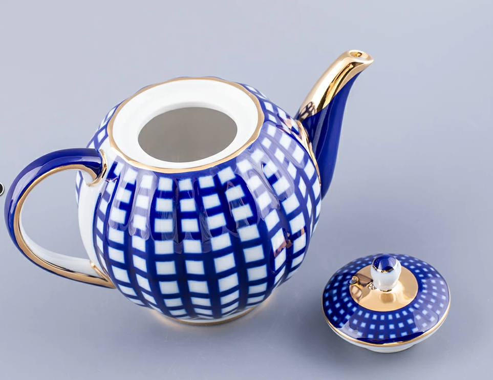 Çay Potu 600 ml  Lale Form Quattro, Cobalt