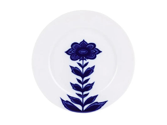 Küçük plaka 215 mm Avrupa şekli - 2 çizim Fleur