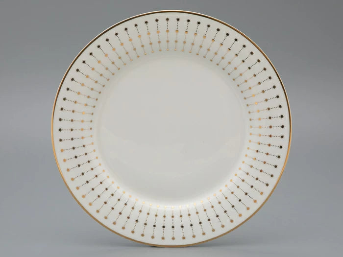 Plaka düz 270 mm, şekil Standard, desen Azur altın