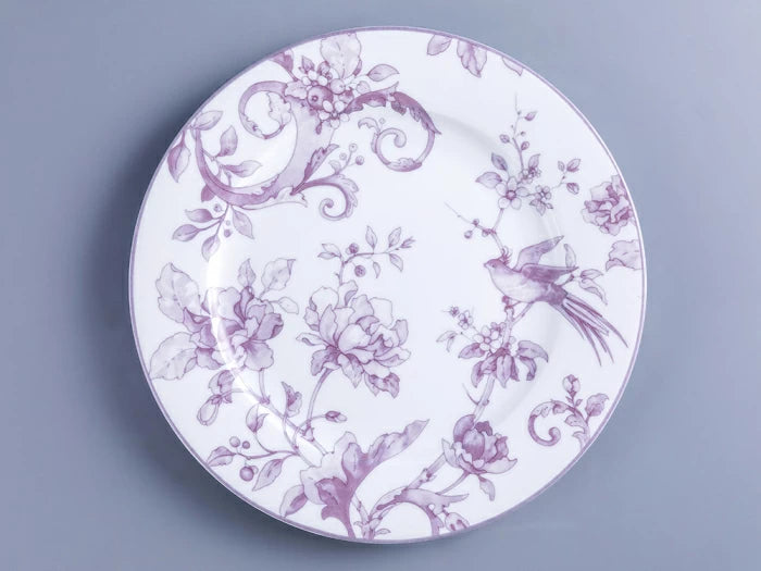 Küçük Tabak 215 mm şekilli Avrupa çizimi Monplaisir Menekşe