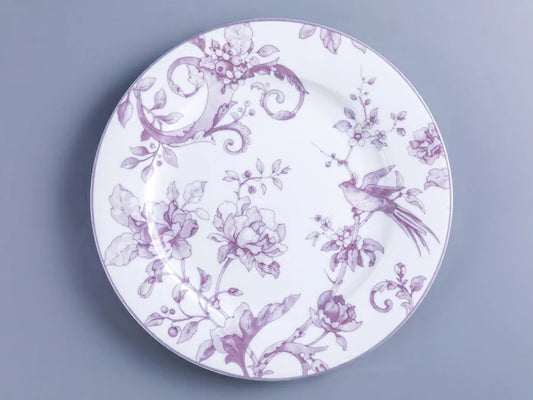 Küçük Tabak 215 mm şekilli Avrupa çizimi Monplaisir Menekşe