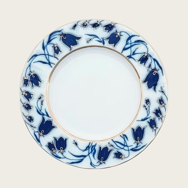 Pasta Tabağı 18 cm Çan çiçekleri