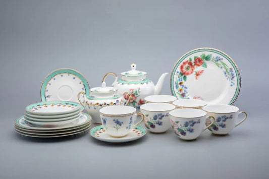 Çay seti Bahar 2 çizimi Floranın gülümsemesi, 6 kişi 20 ürün