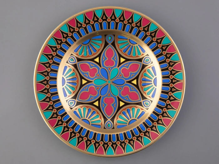 Dekoratif tabak 270 mm Avrupa, hediye kutusunda, Gotik 4