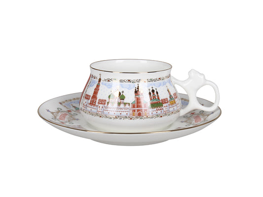 Fincan + Tabak – Bilibina Moscow Zlatoglavaya