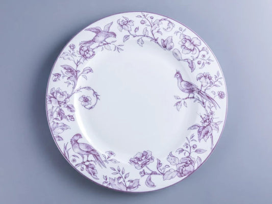 Küçük Tabak 270 mm şekilli Avrupa çizimi Monplaisir Menekşe