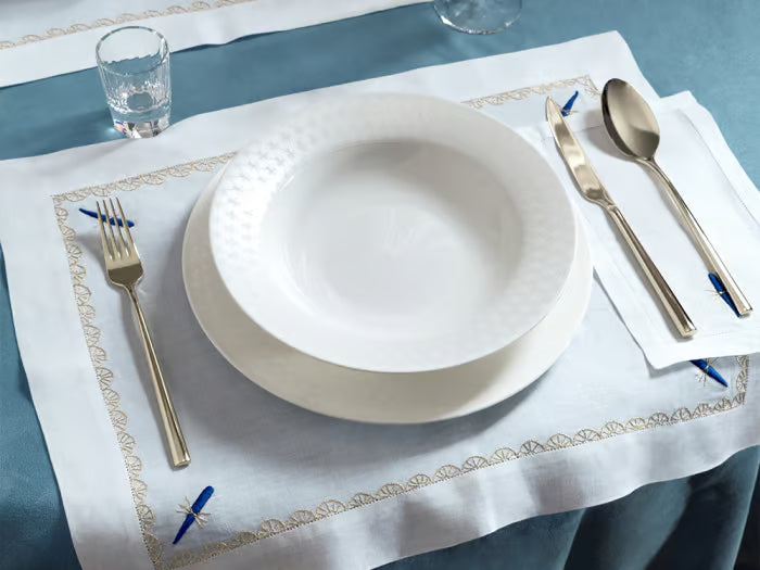 Yemek Takımı  Idyll  İnci Örgü Desen 4/16