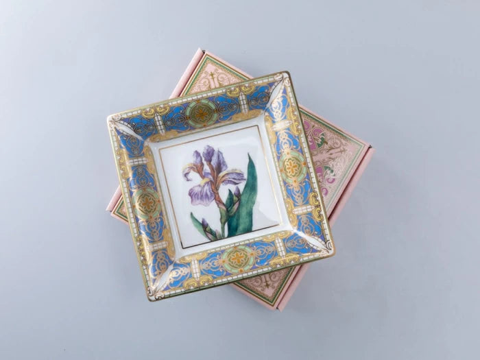 Küçük Şeyler Hediye Paketinde Duruyor, Kare Şekil, Narin İris Çizimi