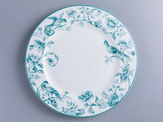 Küçük tabak 270 mm. şekil Avrupa Çizimi Monplaisir Yeşil