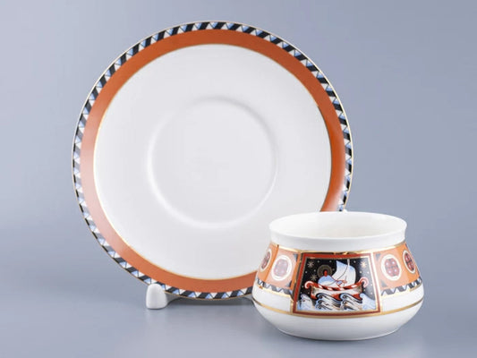 Kahve fincanı ve fincan tabağı 180 ml Bilibin