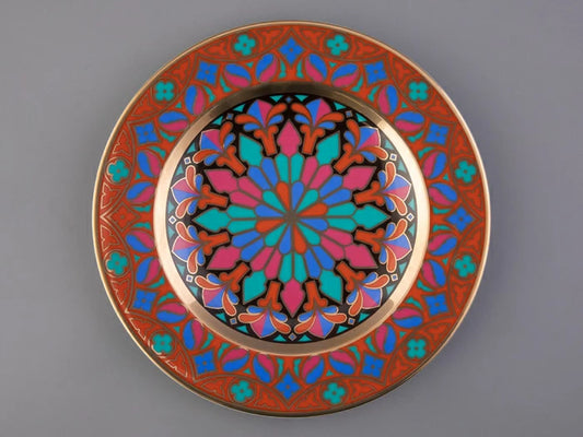 Dekoratif tabak 270 mm Avrupa, hediye kutusunda, Gotik 6