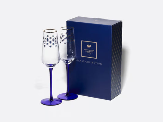 Şampanya Kadehi 2' li set 200 ml, Cobalt net