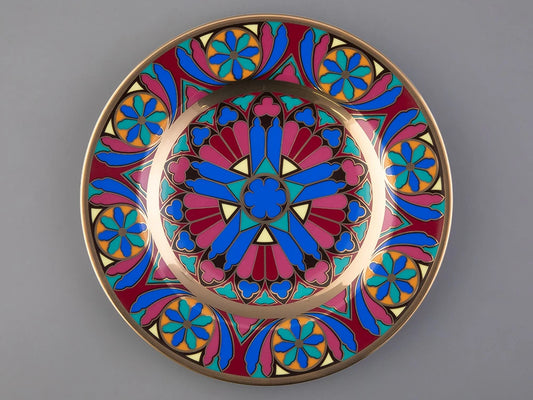 Dekoratif tabak 270 mm Avrupa, hediye kutusunda, Gotik 7