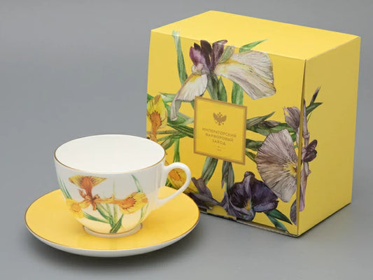 L'Art des Fleurs Hediye Sarılı Fincan ve Tabağı, İlkbahar 2 Şekli, Orman Işığı
