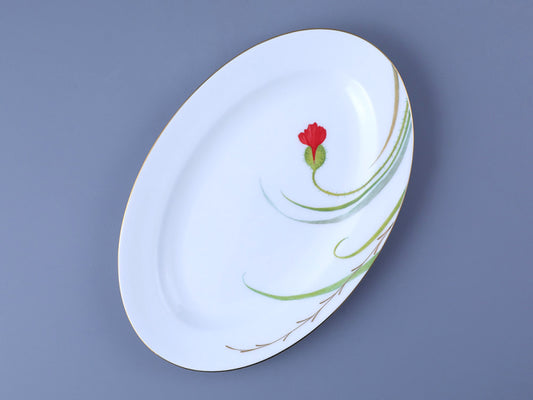 Oval Tabak 23 cm Gelincik serisi