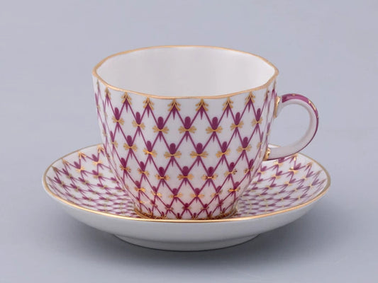 Fincan ve tabak, kahve kalıbı, Lale,