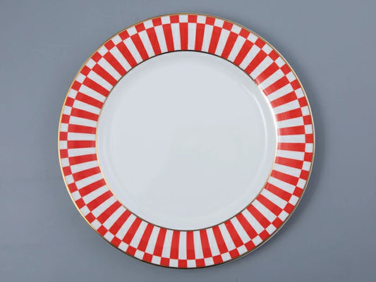 Düz tabak 27 cm. Standart-2 Evet ve hayır (kırmızı)